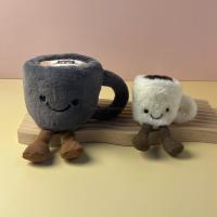JellyCat Edición Limitada Peluche Gato Con Taza De Café Blanc Pluma Suave Juguete Para Niños Regalo Navideño Sin Etiquetas - details 0