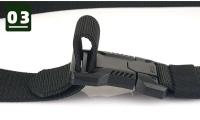 Cinturón Táctico Duradero De Aleación De Aluminio Con Hebilla De Solución Rápida Para Hombres Cinturón Elástico De Cowboy Para Exteriores Y Caza - details 6
