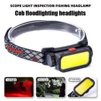 Lámpara Frontal LED COB Super Brillante Con Batería Integrada Recargable Por USB Fuente De Luz Potente Impermeable Para Camping Y Actividades Al Aire Libre - details 0