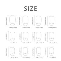 Uñas Postizas Francesas Cortas Con Esmalte Gel Y Linterna De Uñas 24 Piezas Set De Uñas Postizas De Plástico Para Ocasiones Especiales - details 1