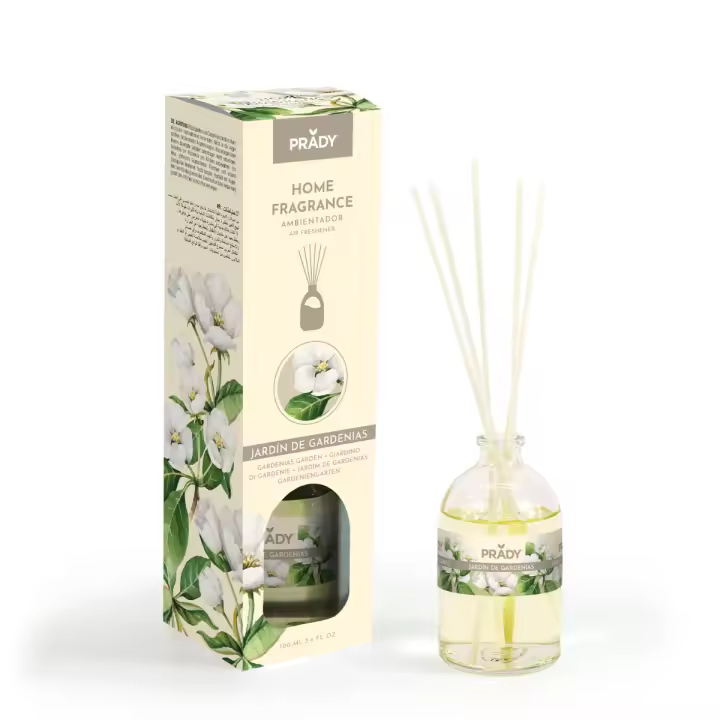XHC BRICO - PRADY - Fragancia de Jardín de Gardenías - Mikado - 100ml - 1