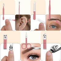 Kit Profesional De Uñas Para Mujer Con Holster Portátil Y Herramientas De Pedicura De Acero Inoxidable Función Completa Para El Hogar - details 3