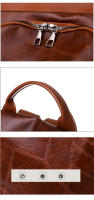 Mochila de moda para mujer diseñadora de alta calidad cuero suave estilo sencillo gran capacidad resistentes a las thefts material de encaje arcuado - details 12