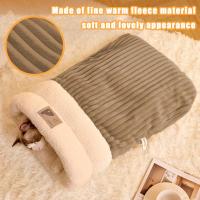 Cama De Descanso Para Mascotas Cálido Saco De Dormir Semi-Acrizado Para Gatos Y Perros Cómodo Para Camping Con Tres Capas Material De Algodón Veludo Y Piel De Oveja - details 7