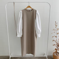 Vestido Wrap Vintage REALEFT Para Mujer Con Cinturón Manga Larga Cuello Redondo Adecuado Para Oficina Estilo Elegante Talla Regular Longitud De Pierna - details 25
