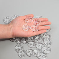 Cadena De Acrílico Transparente Con Bolas De Café Y Nariz De Cerdo Ovalada Para Hacer Joyas Accesorios Para Pulseras Y Collares DIY 10 Piezas - details 6