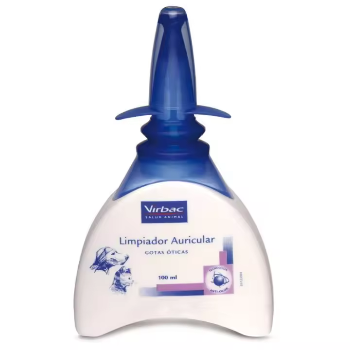 Virbac Limpiador Auricular 100 ml para perro y gato - 1