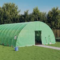 vidaXL Invernadero con Estructura Acero Invernáculo Vivero para Plantas Color Blanco,  Verde, y mas - details 1