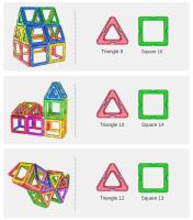 Juego De Construcción Magnético Para Niños Grande Tamaño Bloques Magnéticos De Diseñador Juguetes Educativos Montessori Regalos Para Niños De 3-6 Años - details 3