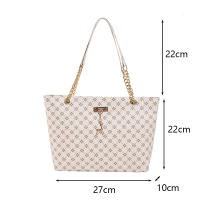 Bolso De Hombro Para Mujer Casual Fashion PU Cuero Negro Plata Oro Estilo Crocodiloid Bolso Grande Capacidad Tote Bag Ladies Hand Bags - details 22