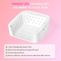 Lámpara UV Para Uñas 71 LEDs Con Espacio Amplio Secador De Uñas Con Almohadilla Para Manos Sensor Inteligente 72 W Profesional Para Manicura Y Pedicura - details 6