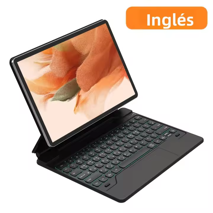 Estuche Teclado Mágico Para Samsung Galaxy Tab S9+/S8+/S8 Plus/S7 FE/S7 plus De 12.4 Pulgadas Con Trackpad Multitáctil Y Retroiluminado Compatible Con Varias Versiones Del Tablero - 1