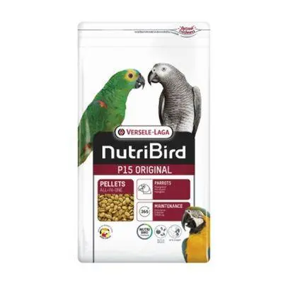 VERSELE-LAGA NUTRIBIRD P15 ORIGINAL PARA LOROS. Pienso con Proteínas equilibradas para una mayor Longevidad y Crías más Sanas - 1