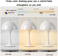 Lámpara De Mesa Clásica Recargable Por USB Luz Nocturna Táctil Sin Ajuste De Intensidad Para Decoración De Hotel Y Bar Lámpara De Escritorio Para Dormitorio - details 7