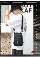 Bolsa De Pecho Multifuncional Para Hombre En Nylon Con Patente Impermeable Antirrobo Para Viajes Con Carga USB Bolsa Masculina Casual - details 6