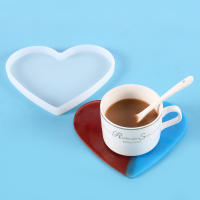 Molde De Silicona Para Resina Coaster En Formas Variadas Corazón Redondo Cuadrado Hexagonal Oval Para Artesanía Joyería Y Decoración Del Hogar - details 16