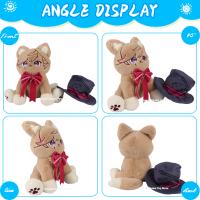 Peluche Genshin Impact Kazuha Arlecchino Furina Gato Anime Kawaii Relleno De Algodón PP Regalo De Cumpleaños De Halloween Para Niños Y Adultos - details 8