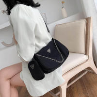 Bolso De Hombro Nylon Vintage Para Mujer Con Correa Cruzada Gran Capacidad Bolsa De Bocón Casual Bolso De Mano Abrazadera - details 4