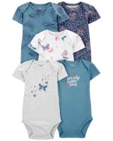 Ropa para niños, novedad de verano, mono triangular de manga corta para bebés, ropa para gatear, mono de bebé de cinco piezas - details 7