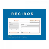 Pack De 10 Talonarios De Recibos Clásico Con Matriz  (100 Hojas por Talonario ) Md.- T-16 - Loan - details 3