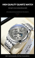 Reloj De Pulsera De Moda Para Hombre CHENXI 928 Con Cuarzo Multifuncional Luminoso Resistente Al Agua Correa De Acero Inoxidable Calendario Estilo De Negocios - details 13