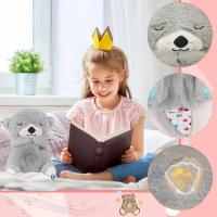 Muñeco De Peluche Suave Para Bebés Otter Soothing Con Música Y Luz Compañero Para Dormir Para Niños Y Niñas Regalo Ideal - details 3
