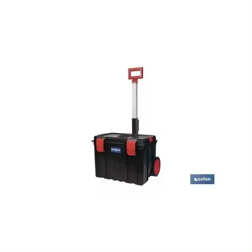Cofan Caja de Herramientas Heavy Duty con Asa Telescópica y Ruedas 530 X 355 X 390 Mm - 1