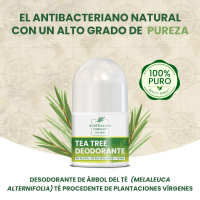 Árbol del Te Desodorante Árbol de Te 50 ml con Aloe Vera Ecológico - details 0