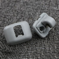 Par De Clips De Visera Solar Gris Para Audi A1 A3 A4 B6 B7 A5 Q3 Q5 2012-2017 Accesorios De Interior Piezas De Repuesto - details 1
