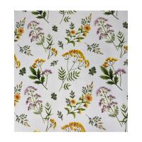 Mantel de Hulehule Tex - PVC Estampado Flores Plantas Blanco Antimanchas Resistente al Agua - Precio por Metro Lineal - details 2