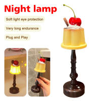 Lámpara De Escritorio LED Creativa De Postre Bonito Luz Nocturna Para Dormitorio Protección Ocular Decoración Para Barra Sala Hogar Regalo Para Niños - details 0
