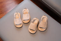 Sandalias De Verano Para Niños Y Niñas PU Cuero Mate Transpirables Con Hebilla Cierre Abierto Tamaño 1-3-6 Años Zapatos Infantiles - details 1
