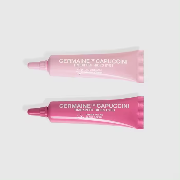 Germaine de Capuccini  Timexpert Rides Eyes Tratamiento Global Contorno de Ojos gel-crema dia 10 ml + contorno de ojos noche 10 ml en neceser promoción limitada - 1