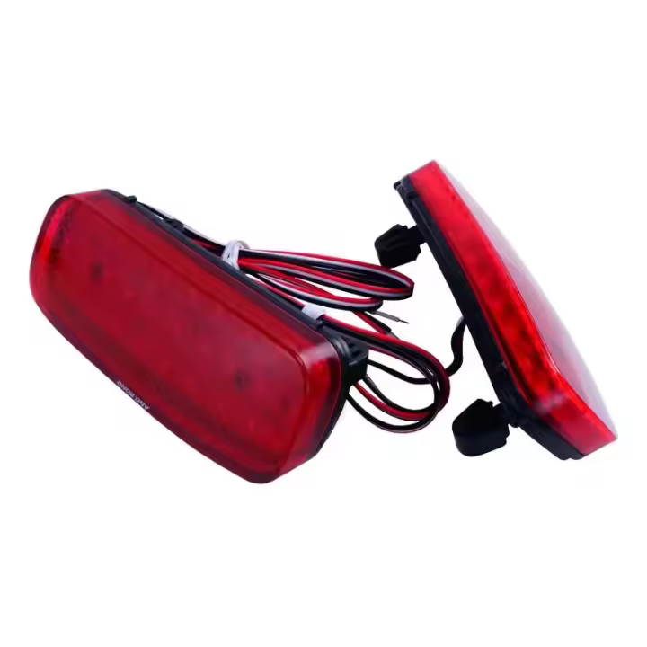 Par De Luces Traseras LED Rojas Para Parachoques De Citroen C1 C5 Peugeot 107 206 607 Expert Fiat Scudo Reemplazo Directo - 1