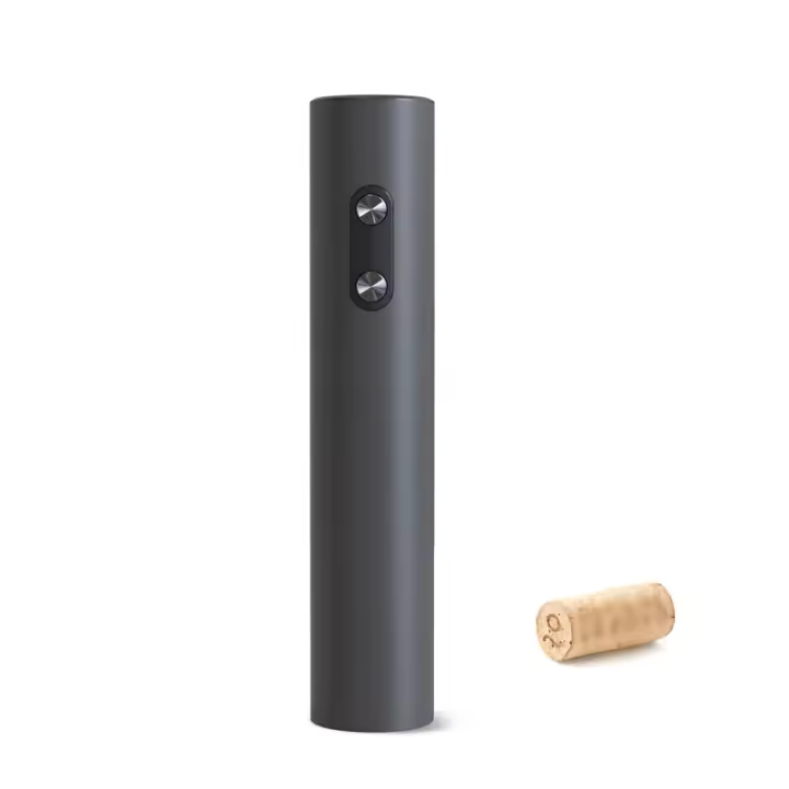 Kit Eléctrico para Abrir Botellas de Vino Kolitong (Caja Regalo Elegante) | Abridor Un Toque + 6 Piezas de Utensilios de Vino | Base Portátil · Inoxidable Profesional · Ideal para Hogar y Fiestas KB1-601901A - 1
