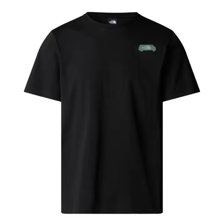 Camiseta Negra The North Face con estampado gráfico Outdoor Black - 1