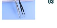Herramienta Profesional Para Eliminar Pulgas Y Garrapatas En Perros Y Gatos Acero Inoxidable 2-en-1 Pinzas Para Eliminar Piojos Tamaño 14.5cm - details 10