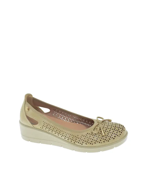 Manoletinas MYSOFT en Pu Cuña de 4cm - Cómodas y Elegantes - 1