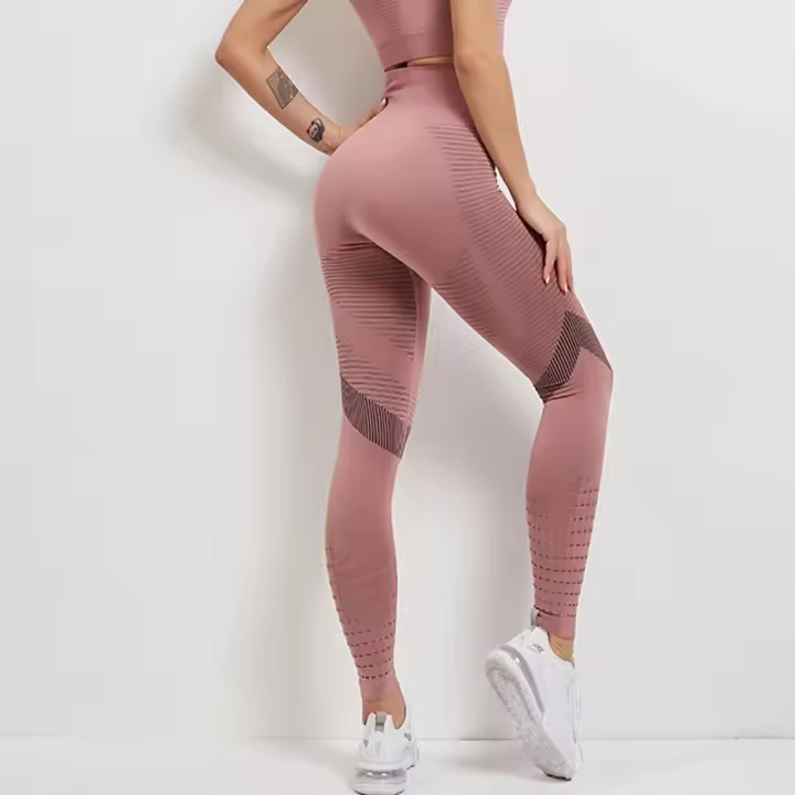 Body deportivo de cintura alta sin costuras para mujer, pantalones de gimnasio para mujer, body de yoga hueco para correr - 1