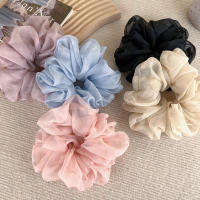 Cinturones Para El Cabello Para Mujer Diseño Único Con Volante Y Material Elegante Organza Románticos Y Suaves Accesorios De Moda Para Todas Las Estaciones - details 1
