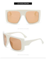 Gafas De Sol Cuadradas Punk Oversize Para Hombre Y2K Tendencia Única Con Lente UV400 Para Ciclismo Y Conducción - details 13