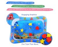 Alfombra De Juego Para Bebés Con Agua Inflable Cojín De PVC Para Tiempo En El Estómago De Bebé Alfombrilla De Agua Para Niños Juguetes Educativos De Desarrollo Actividad Tamaño 50cm * 66cm - details 2