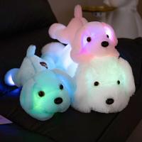 Muñeco De Peluche Luminoso Para Perro Cartoon Suave Y Antiestrés Decoración De Hogar Regalo Para Niños Juguetes Para Fiesta Cumpleaños - details 2