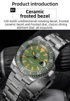 Reloj De Pulsera Mecánico Para Hombre ADDIESDIVE Lujo Cristal De Zafiro Resistente Al Agua 200M Luminoso Acero Inoxidable Analogo AD2064 - details 4