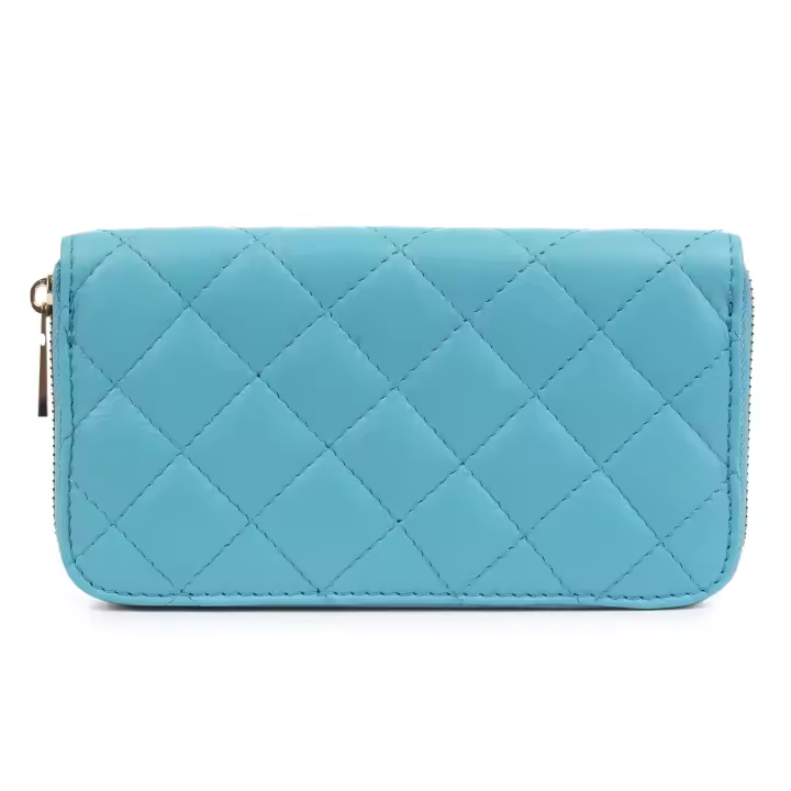 FIRENZE ARTEGIANI Andali cartera mujer. Piel auténtica acabado Sauvage acolchado. Fabricado en Italia 20x2,5x10 Cm. - 1