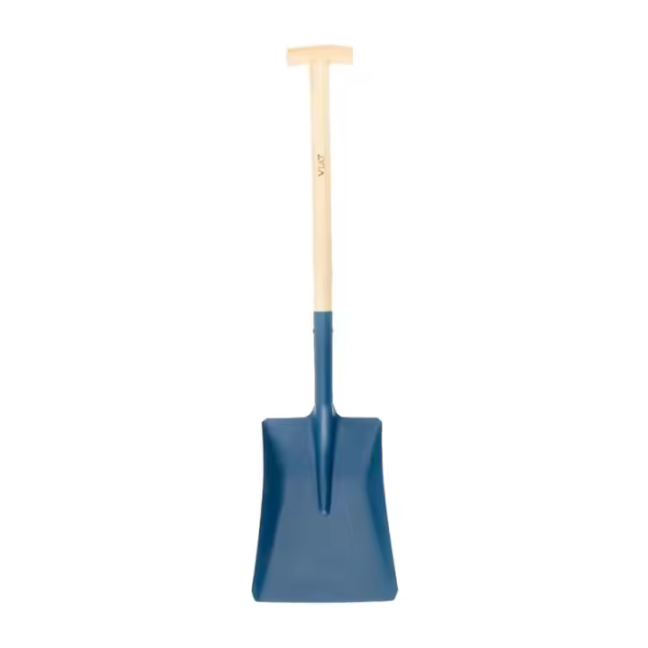 VIAT Pala cuadrada con mango de muleta, para cavar y recoger escombros - 15510 Pala cuadrada Herramientas Jardin Palas Jardin - 1