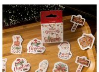 Etiquetas Decorativas Para DIY Etori Life 'Feliz Navidad' Pack De 46 Piezas Estuche De Papel Para Decoración De Estaciónario Álbum Diario Taza Notebook Teléfono Móvil Juguetes Scrapbook - details 11