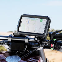 Soporte Impermeable Para Móvil De Motocicleta Para Smartphone De 4.7-6.8 Pulgadas Montura Espejo Retrovisor Antivibración Con Pantalla Táctil - details 0