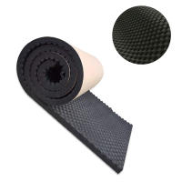 Auto Studio Sound Absorbed Wave Foam Aislante Térmico Y Acústico Para Coche Material De Esponja Resistente Al Calor Manta De Aislamiento Acústico Y Térmico - details 1