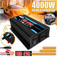 Inverter 4000W 12V 220V, transformador USB de inversor de vehículo de CA - details 9